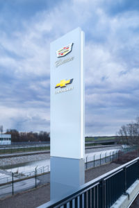 Cadillac-Standort Dresden Kesselsdorf – Logo